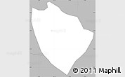 Gray Simple Map of S.Gaspar Ixchil