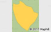 Savanna Style Simple Map of S.Gaspar Ixchil, cropped outside