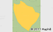 Savanna Style Simple Map of S.Gaspar Ixchil, single color outside