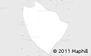 Silver Style Simple Map of S.Gaspar Ixchil