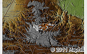 Physical Map of S. Juan Ixcoy, darken