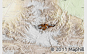 Physical Map of S. Juan Ixcoy, lighten