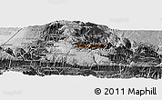 Physical Panoramic Map of S. Juan Ixcoy, desaturated