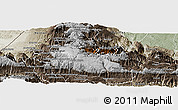Physical Panoramic Map of S. Juan Ixcoy, semi-desaturated