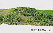 Satellite Panoramic Map of S. Juan Ixcoy