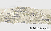 Shaded Relief Panoramic Map of S. Juan Ixcoy