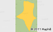 Savanna Style Simple Map of S.Sebastian Hueh