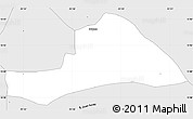 Silver Style Simple Map of Soloma