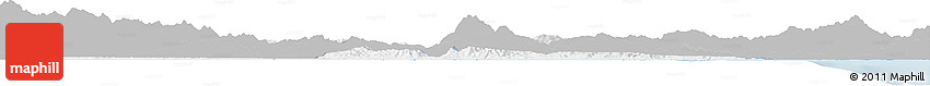 Gray Horizon Map of Izabal, single color outside