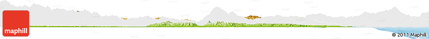Physical Horizon Map of Izabal, single color outside