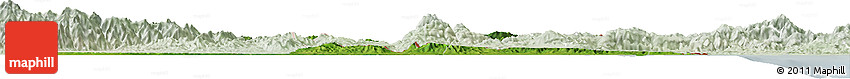Satellite Horizon Map of Izabal, lighten
