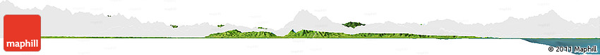 Satellite Horizon Map of Izabal, single color outside