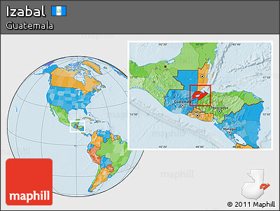 Political Location Map of Izabal