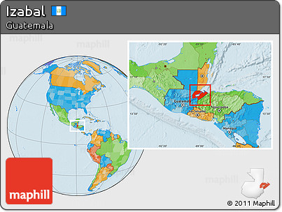 Political Location Map of Izabal