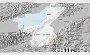 Gray 3D Map of Los Amates