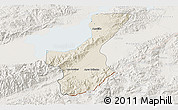 Shaded Relief 3D Map of Los Amates, lighten