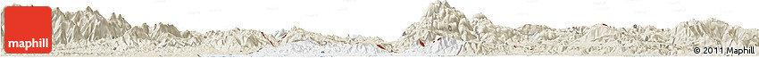 Classic Style Horizon Map of Los Amates