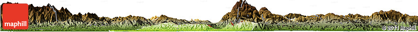 Physical Horizon Map of Los Amates, darken