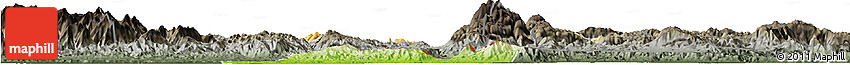 Physical Horizon Map of Los Amates, darken, semi-desaturated