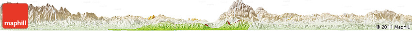 Physical Horizon Map of Los Amates, lighten