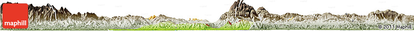 Physical Horizon Map of Los Amates, semi-desaturated