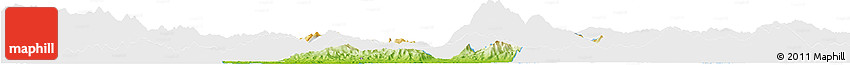 Physical Horizon Map of Los Amates, single color outside
