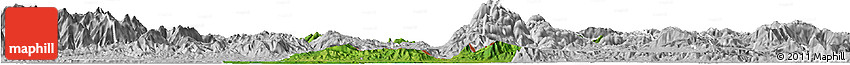 Satellite Horizon Map of Los Amates, lighten, desaturated