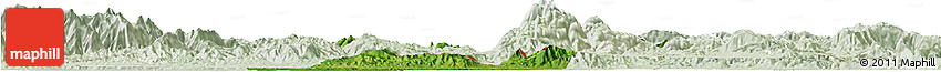 Satellite Horizon Map of Los Amates, lighten