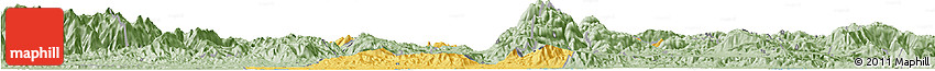 Savanna Style Horizon Map of Los Amates