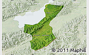 Satellite Map of Los Amates, lighten
