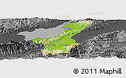 Physical Panoramic Map of Los Amates, darken, desaturated