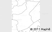 Blank Simple Map of Los Amates, no labels