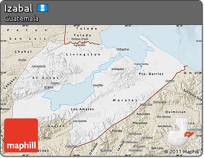 Classic Style Map of Izabal