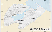 Classic Style Map of Izabal, single color outside