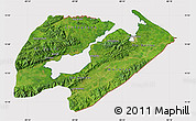 Satellite Map of Izabal, cropped outside