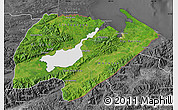 Satellite Map of Izabal, desaturated