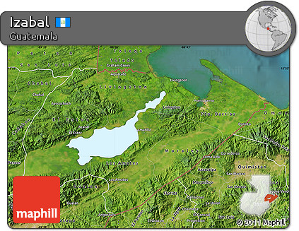 Satellite Map of Izabal