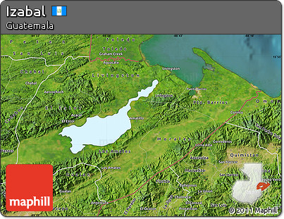 Satellite Map of Izabal