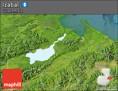 Satellite Map of Izabal
