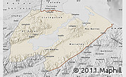 Shaded Relief Map of Izabal, desaturated