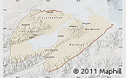 Shaded Relief Map of Izabal, lighten, semi-desaturated