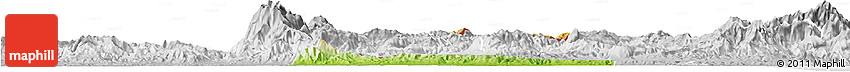 Physical Horizon Map of Morales, lighten, desaturated