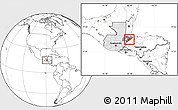 Blank Location Map of Morales, highlighted country, highlighted parent region