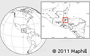 Blank Location Map of Morales, highlighted parent region