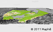 Physical Panoramic Map of Izabal, darken, desaturated
