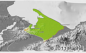 Physical 3D Map of Pto. Barrios, desaturated