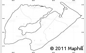Blank Simple Map of Izabal, cropped outside, no labels
