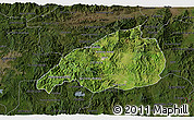 Satellite 3D Map of Jalapa, darken