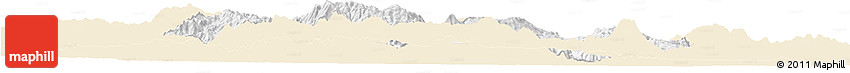 Classic Style Horizon Map of Jalapa, single color outside