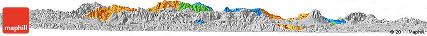 Political Horizon Map of Jalapa, lighten, desaturated